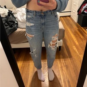 AE Ripped Relaxed Mom Jeans